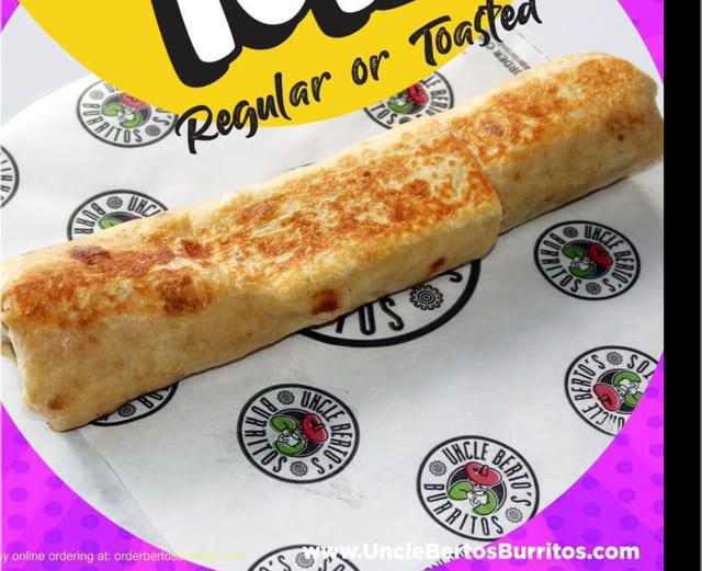 Cheek (Cabeza) Burrito.