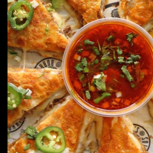 Quesabirria Quesadilla Tray (4 Pieces).