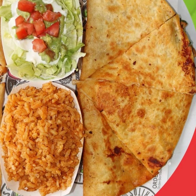 BARBACOA (SHREDDED BEEF) QUESADILLA.
