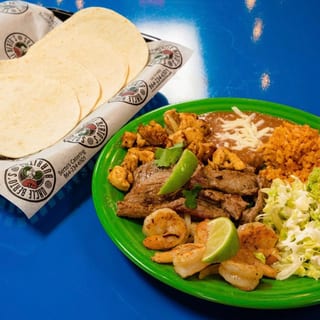 Trio Fajita-steak, shrimp And Chicken
