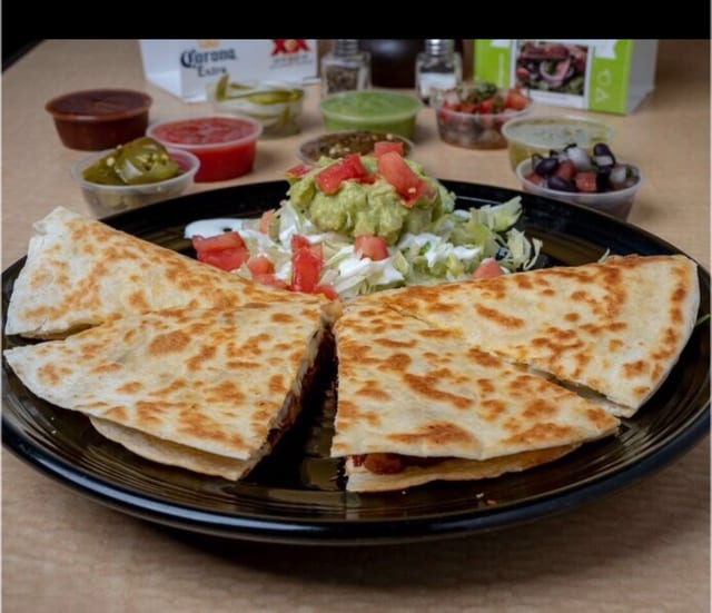 Grilled Shrimp Quesadillas.