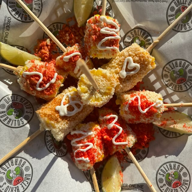 Shareable Elote Street Corn Basket.