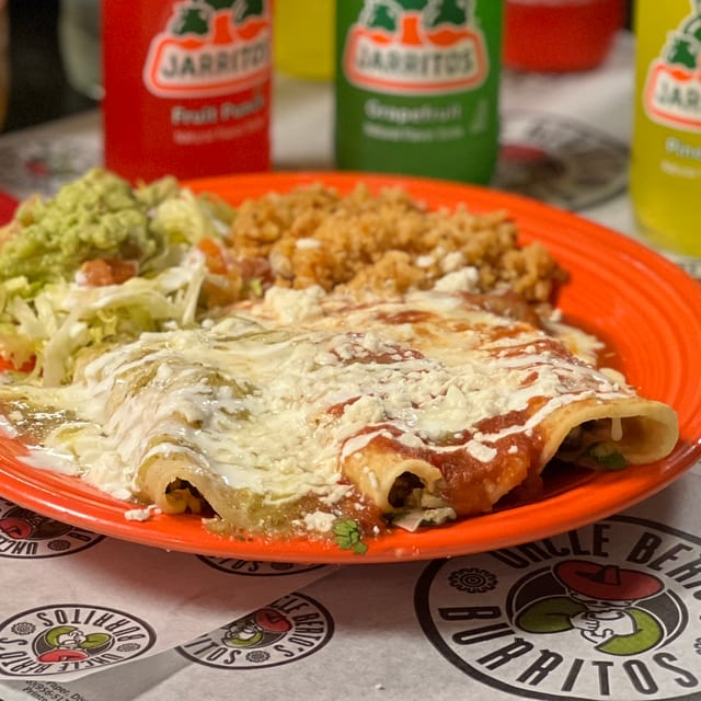 TWO- Enchiladas Solas.