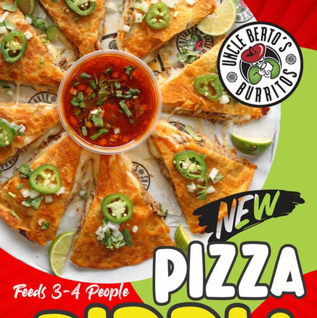 Chicken Quesabirria Pizza.