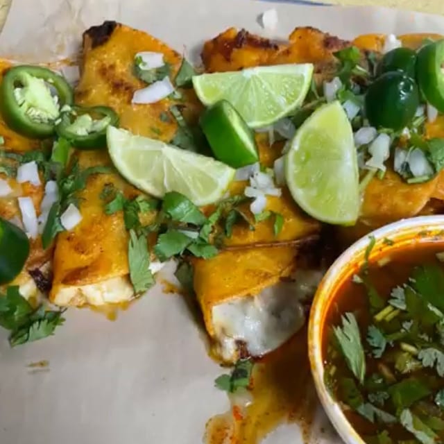 Two Quesabirria Tacos.