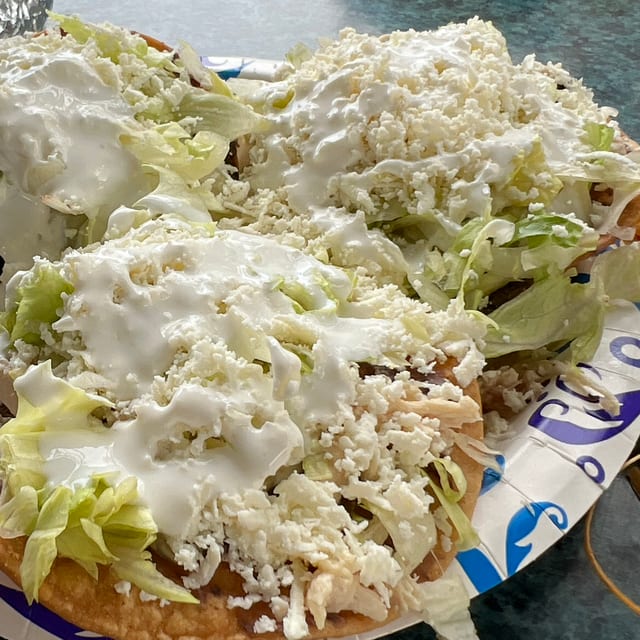 TWO 2 TOSTADAS.