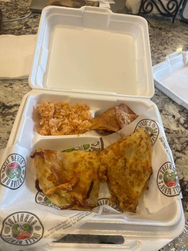 Kiddie QuesadillaKIDS ONLY No Add Ons.