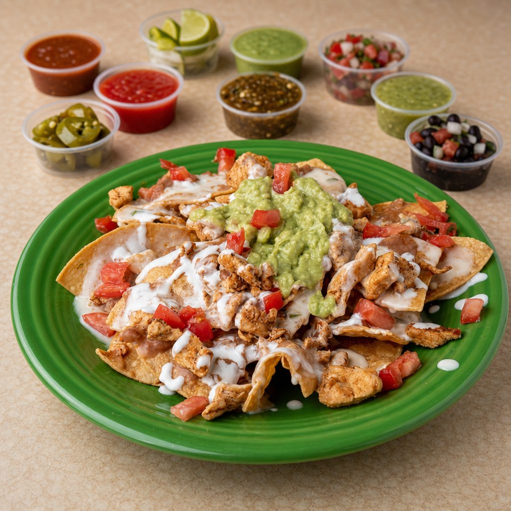 Chicken Nachos.
