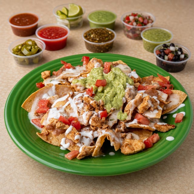 Chicken Nachos.