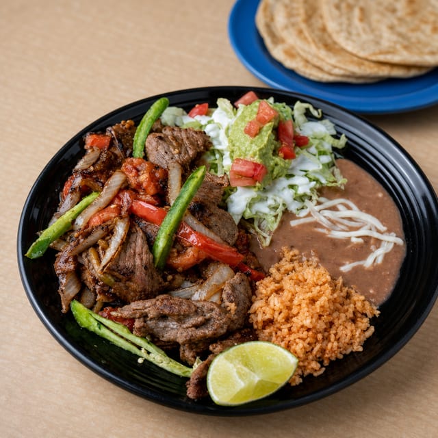 Mexican Fajita Plato.