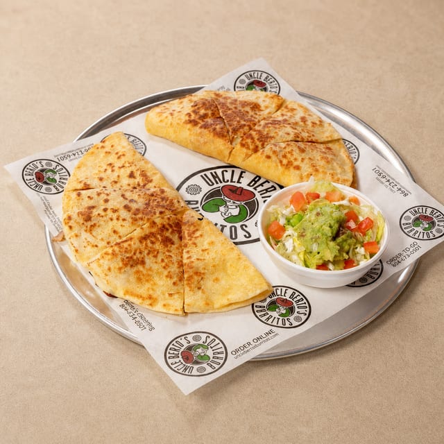 DOUBLE QUESADILLA.