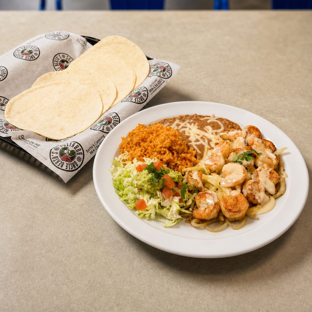 Shrimp Fundido.