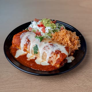 Combo6-Bertos Smothered Burrito